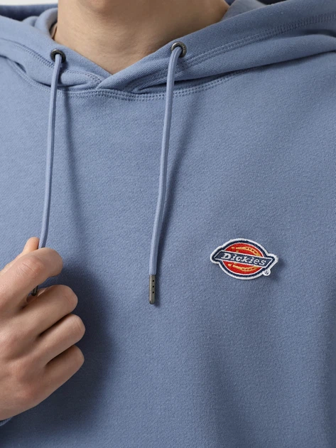 Bluza męska z kapturem kangurka Dickies DK0A4YLYK371 S Jasnoniebieska - obraz 4