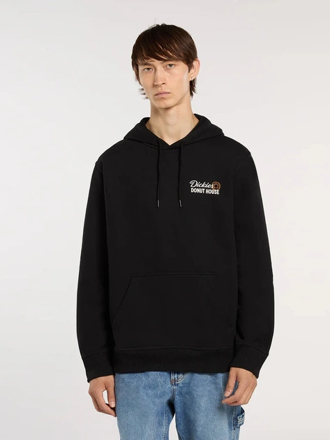 Bluza męska z kapturem kangurka Dickies DK0A88ATBLK1 M Czarna - obraz 1