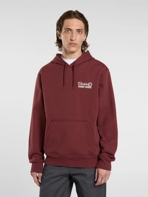 Bluza męska z kapturem kangurka Dickies DK0A88ATL161 XL Czerwona - obraz 1