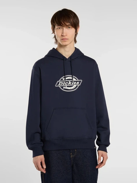 Bluza męska z kapturem kangurka Dickies DK0A88L4L181 L Granatowa - obraz 1