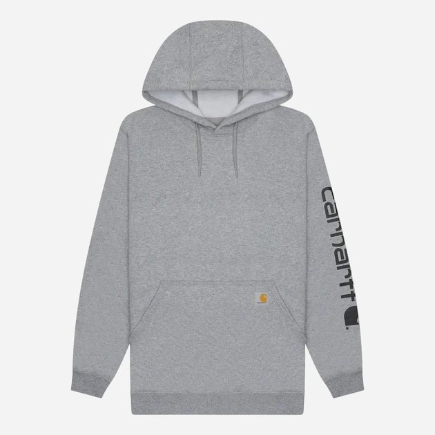 Bluza męska z kapturem kangurka Carhartt K288-E20 S Szara - obraz 3