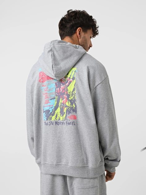 Bluza męska z kapturem kangurka The North Face NF0A8E3FDYX1 S Szara - obraz 2