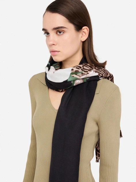 Szal damski Liu Jo 2F5077T0300-22222 One Size Czarny - obraz 2