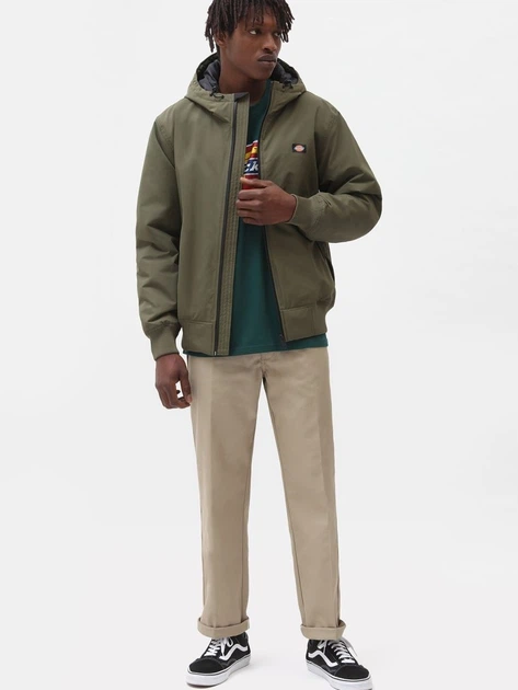 Kurtka przejściowa męska z kapturem Dickies DK0A4XG8MGR1 M Zielona - obraz 3