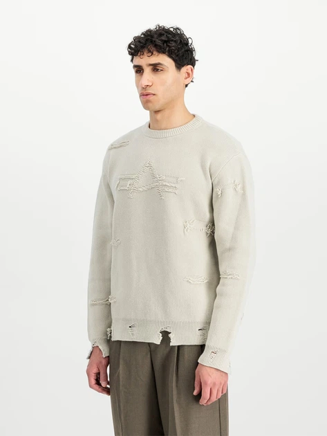 Джемпер чоловічий Alpha Industries 258400627 XL Бежевий (800070348717) - зображення 1
