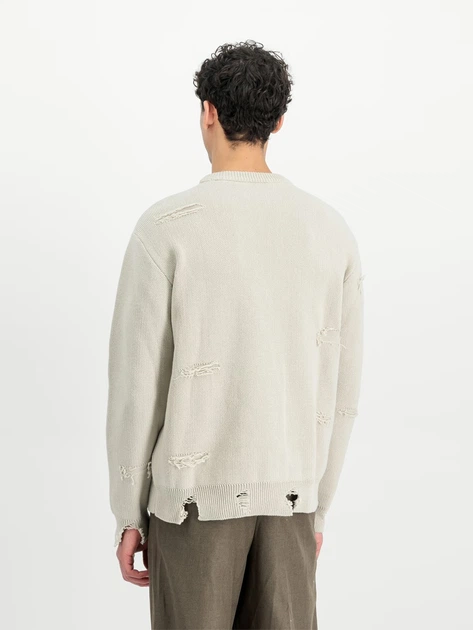 Джемпер чоловічий Alpha Industries 258400627 2XL Бежевий (800070348718) - зображення 2