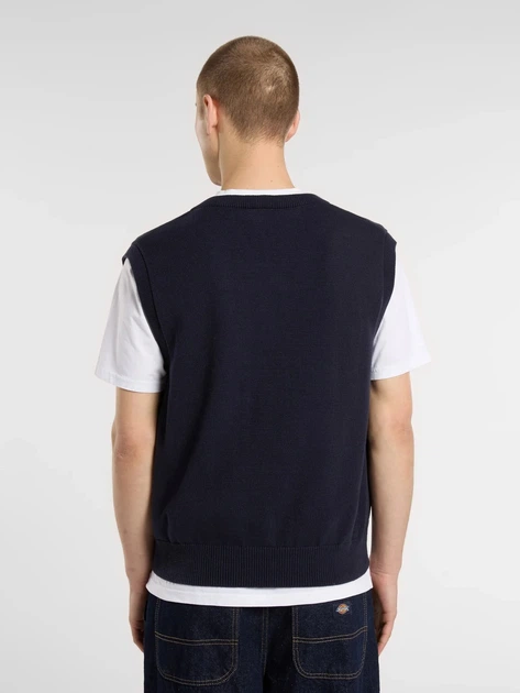 Kamizelka męska swetrowa Dickies DK0A87OYL181 L Niebieska - obraz 2