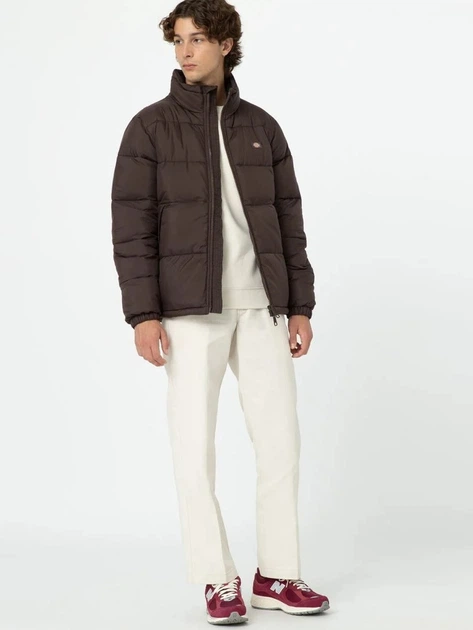 Куртка зимова коротка чоловіча Dickies DK0A4XP2D711 L Коричнева (800070313442) - зображення 3