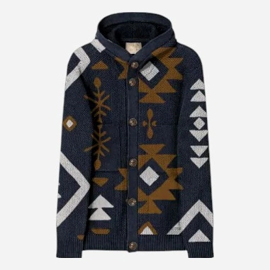 Kardigan męski Tooco TOCOM-HPU-UXMAL-NAVY M Niebieski - obraz 1