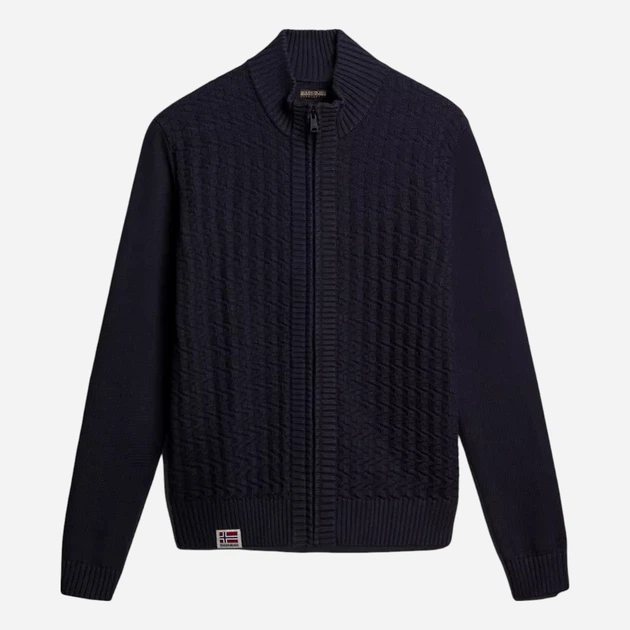 Кофта чоловіча Napapijri NP0A4HK11761005 M Темно-синя (800070312004) - зображення 4