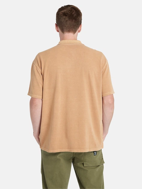 Koszulka polo męska Timberland TB0A5UH3P471 L Beżowa - obraz 2