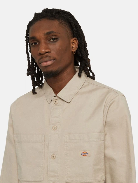 Сорочка бавовняна чоловіча Dickies DK0A4Y4TSS01 S Бежева (800070321131) - зображення 4