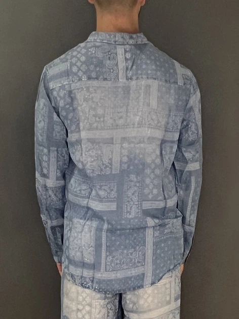 Сорочка бавовняна чоловіча Tooco TOCOM-SCH-DARK-DENIM XL Блакитна (800070340799) - зображення 2