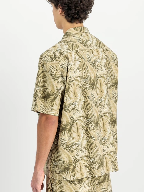 Сорочка бавовняна літня чоловіча Alpha Industries X156139-743 L Зелена (800070340467) - зображення 2