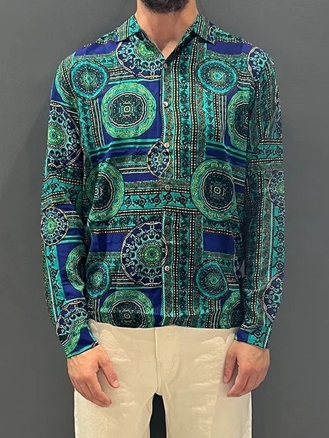 Koszula męska Tooco TOCOM-LSH-OASIS-GREN M Zielona - obraz 1