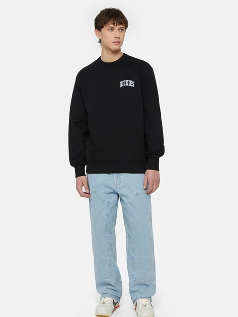 Bluza bez kaptura męska Dickies DK0A4YBGJ391 L Czarna - obraz 3