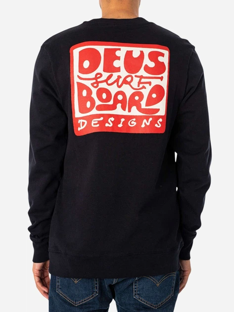 Bluza bez kaptura męska Deus Ex Machina DMF248620-BLK XL Czarna - obraz 2