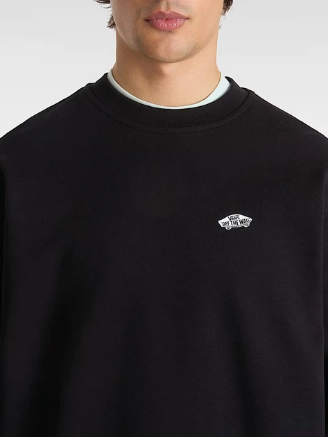 Bluza bez kaptura męska oversize Vans VN000P52Y281 M Czarna - obraz 4