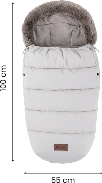 Śpiworek zimowy Petite&Mars Comfy 4 w 1 Elegant Caramel / Beige (8596202002680) - obraz 11