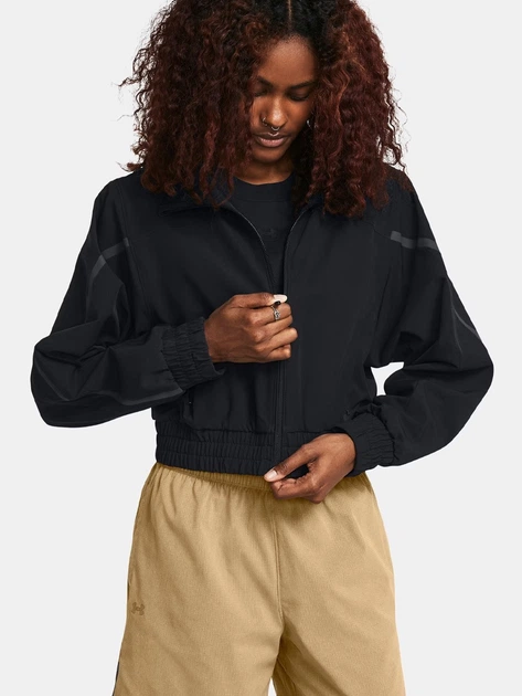 Спортивна вітровка жіноча Under Armour 77-1386479-0001 L Чорна (800070331130) - зображення 3