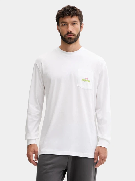 Longsleeve męski The North Face NF0A8E3DFN41 S Biały - obraz 1