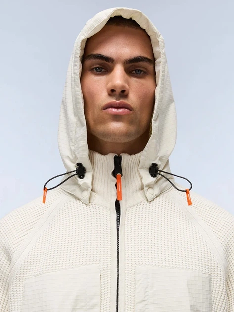 Kurtka przejściowa męska z kapturem Napapijri NP0A88SIN1J1 L Mleczna - obraz 3