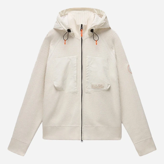 Kurtka przejściowa męska z kapturem Napapijri NP0A88SIN1J1 M Mleczna - obraz 5