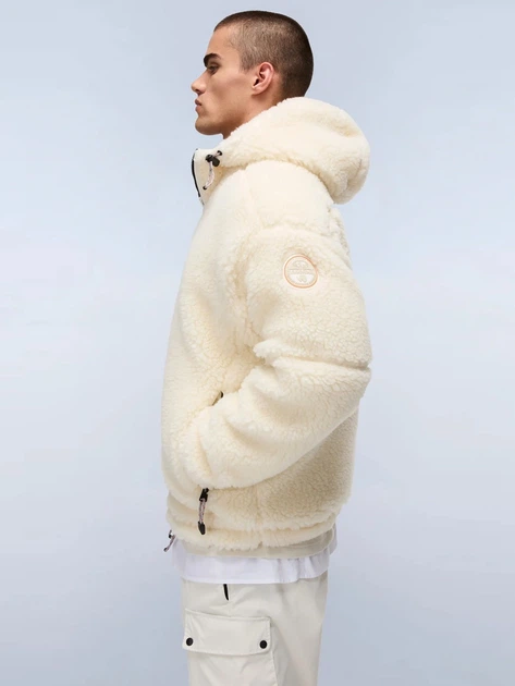 Kurtka przejściowa męska z kapturem Napapijri NP0A88YIN1J1 S Beżowa - obraz 3