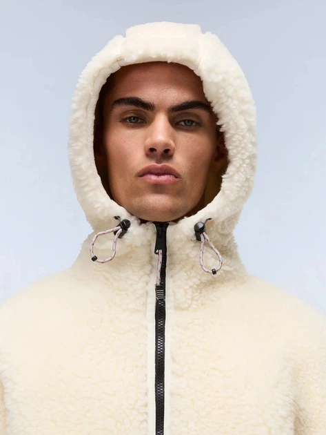 Kurtka przejściowa męska z kapturem Napapijri NP0A88YIN1J1 S Beżowa - obraz 4