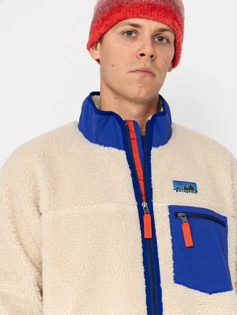 Kurtka przejściowa męska bez kaptura Patagonia 23057-DNAT S Beżowa - obraz 3