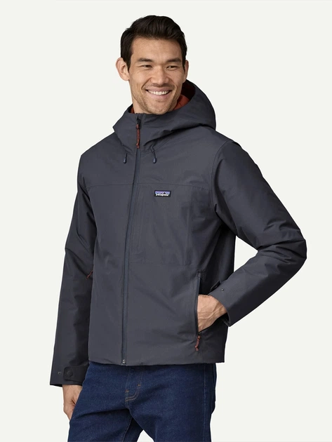 Куртка демісезонна з капюшоном чоловіча Patagonia 26490-SMDB L Темно-синя (800070345368) - зображення 1