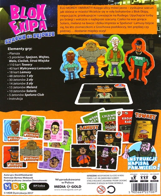 Gra planszowa MDR Blok Ekipa: szacun na rejonie (5905669227087) - obraz 4