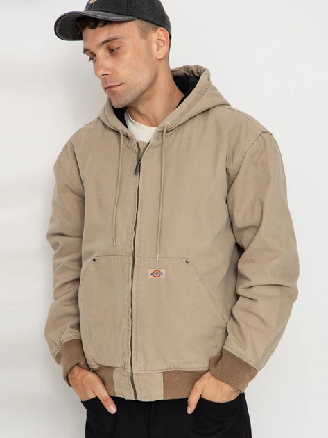Kurtka przejściowa męska z kapturem Dickies DK0A87O50DS1 XL Beżowa - obraz 1