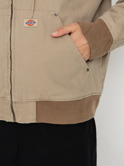 Kurtka przejściowa męska z kapturem Dickies DK0A87O50DS1 M Beżowa - obraz 4