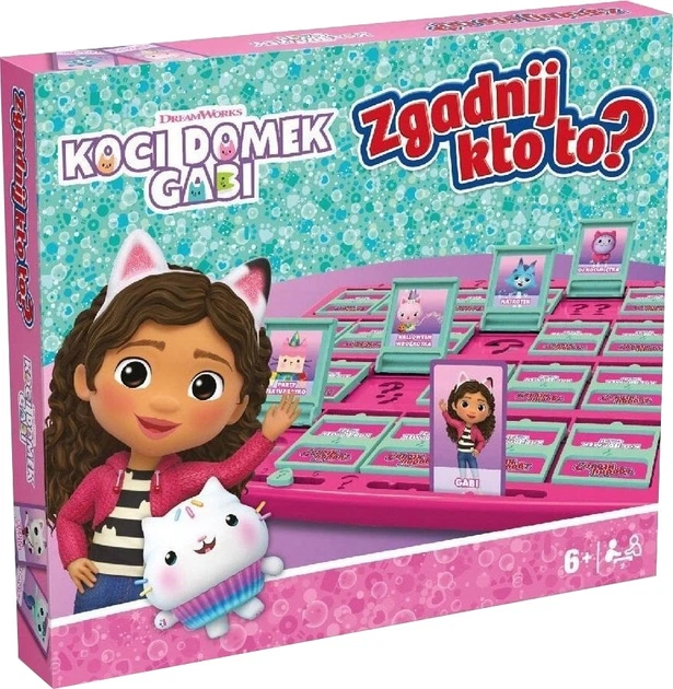 Gra planszowa Winning Moves Zgadnij kto to? Koci domek Gabi (5036905056953) - obraz 1