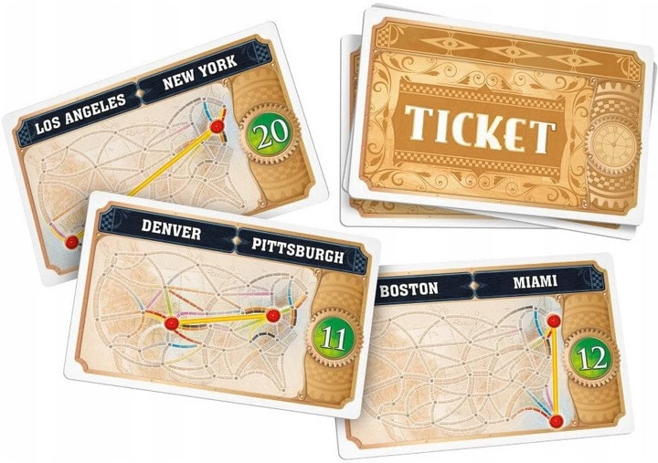 Gra planszowa Rebel Wsiąść do Pociągu (824968211014) - obraz 5