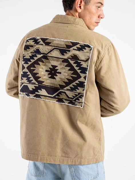 Сорочка бавовняна чоловіча Tooco TOCOM-FHW-BOSFORO-SAND L Бежева (800070330578) - зображення 2