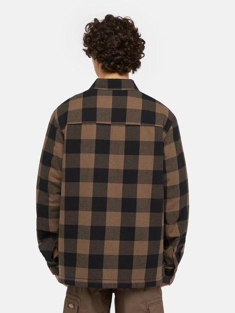 Koszula męska w kratę Dickies DK0A4XGRMR11 XL Brązowa - obraz 2