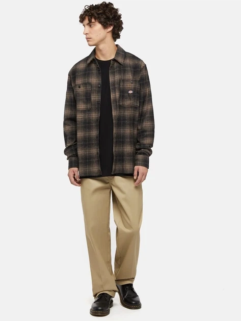 Koszula męska bawełniana Dickies DK0A4XGTMR11 M Brązowa - obraz 3