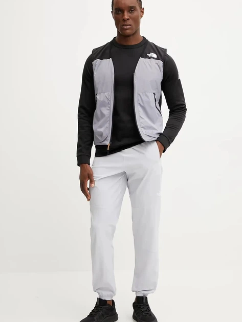 Longsleeve sportowy męski The North Face NF0A8BFNJK31 XL Czarny - obraz 3