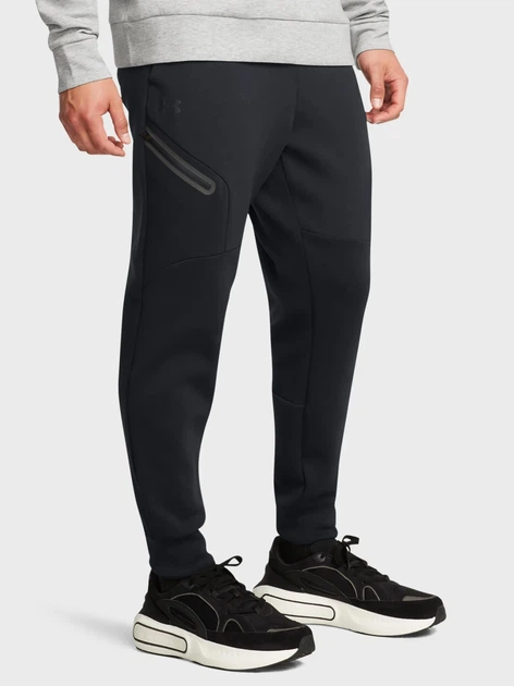 Спортивні штани чоловічі Under Armour 77-1389353-0001 S Чорні (800070331152) - зображення 1