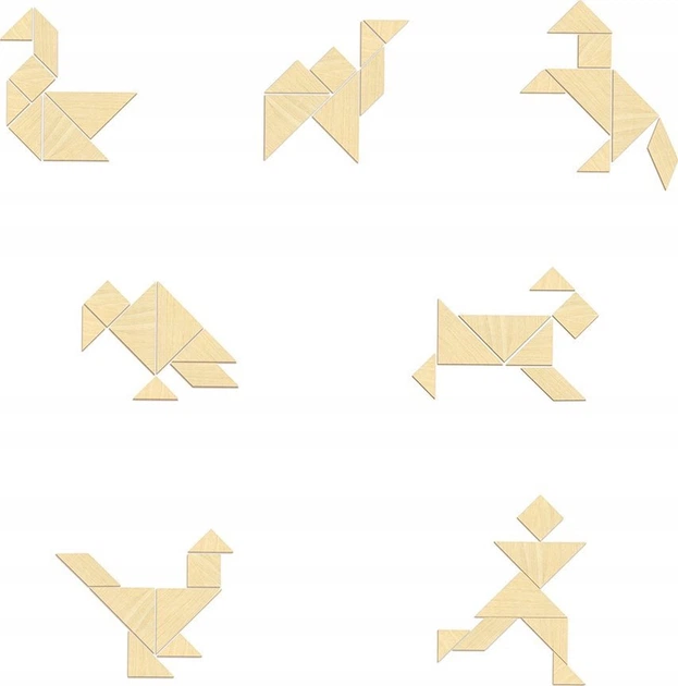 Gra planszowa Aleksander Srebrny Tangram terapeutyczno-rehabilitacyjna (5906018028713) - obraz 3