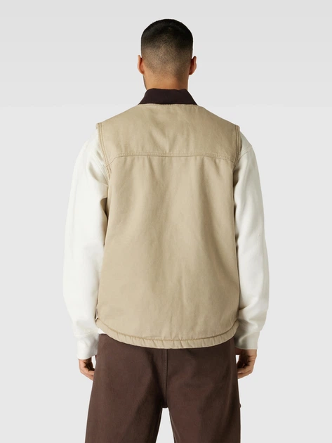 Bezrękawnik męski elegancki Dickies DK0A4XFXF021 S Beżowy - obraz 2