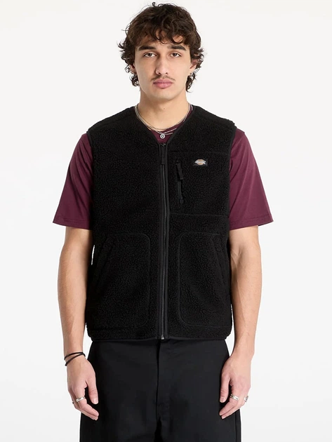 Bezrękawnik męski polarowy Dickies DK0A4YEGBLK1 M Czarny - obraz 1
