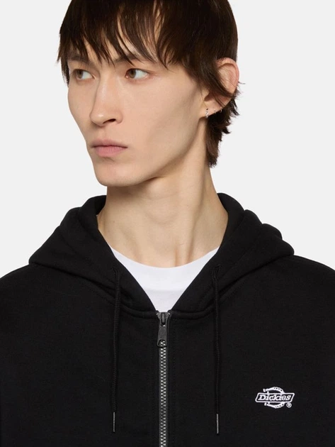 Bluza męska rozpinana streetwear z kapturem Dickies DK0A4YQABLK1 S Czarna - obraz 4