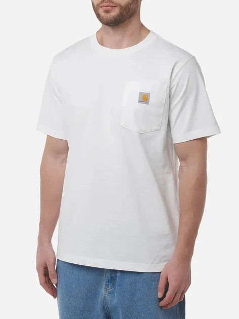 Koszulka męska bawełniana Carhartt 103296100 M Biała - obraz 1
