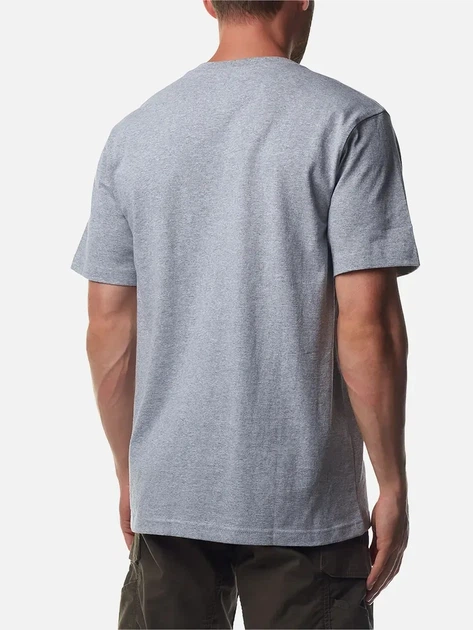 Футболка довга бавовняна чоловіча Carhartt 103361034 M Сіра (800070342701) - зображення 2