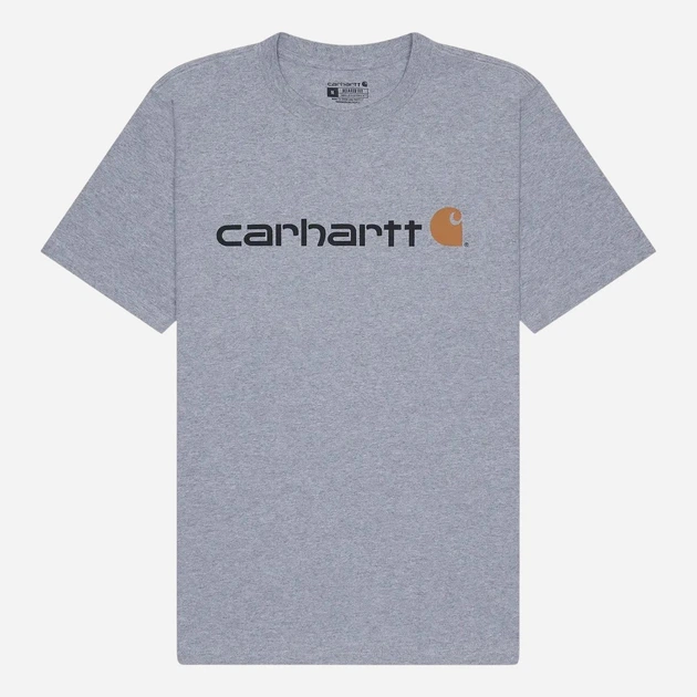 Koszulka męska bawełniana Carhartt 103361034 L Szara - obraz 3