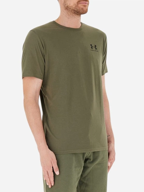 Футболка довга чоловіча Under Armour 77-1326799-0390 XL Зелена (800070331085) - зображення 3