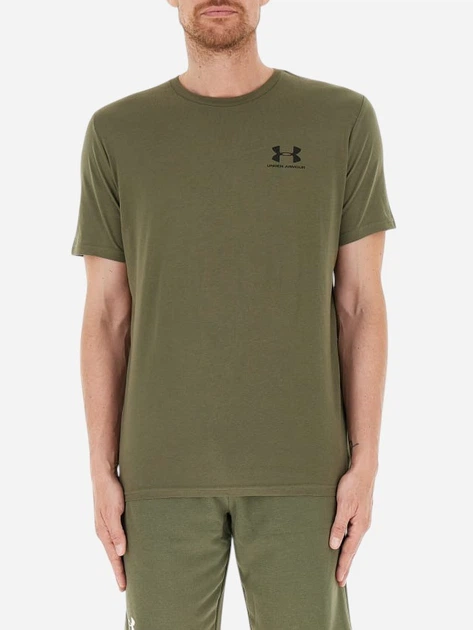 Koszulka męska basic Under Armour 77-1326799-0390 S Zielona - obraz 1